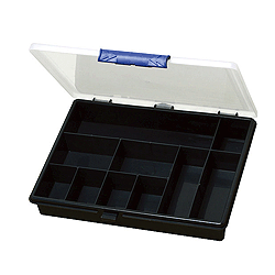 Eclipse 900-041 Pro/'sKit Plastic Box with Dividers 8/" x 5.25/" x 1.5/"